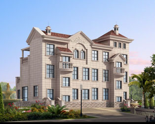 三层豪华办公楼别墅