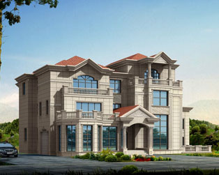 现代高端大气豪华复式别墅