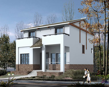 农村自建房二层面积小别墅图