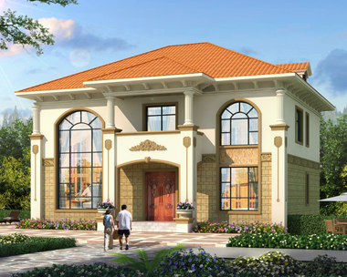 AS057常德徐先生二层坡地别墅案例图欣赏