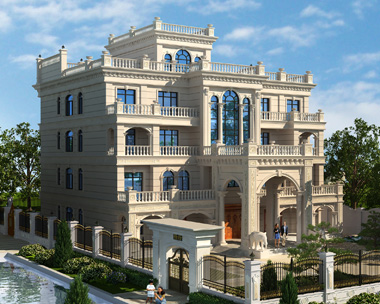 永州杨总四层欧式风格高端大气别墅设计案例图欣赏