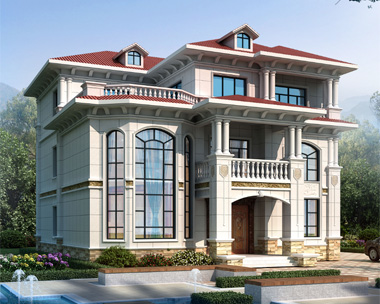 罗女士私人定制三层欧式别墅设计案例图欣赏