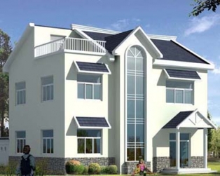 0881实用二层半新农村住宅设计图纸11m×12m