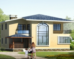 685二层新农村住宅小别墅设计图12m×10m