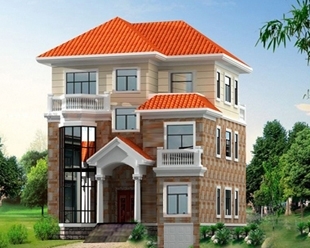 [永云别墅]AT966三层豪华别墅带地下室全套施工设计图纸 12m×13m