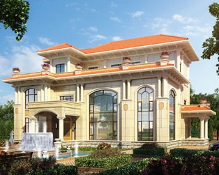 永云别墅AT092三层高端大气复式别墅全套设计图纸17.7mx15.7m