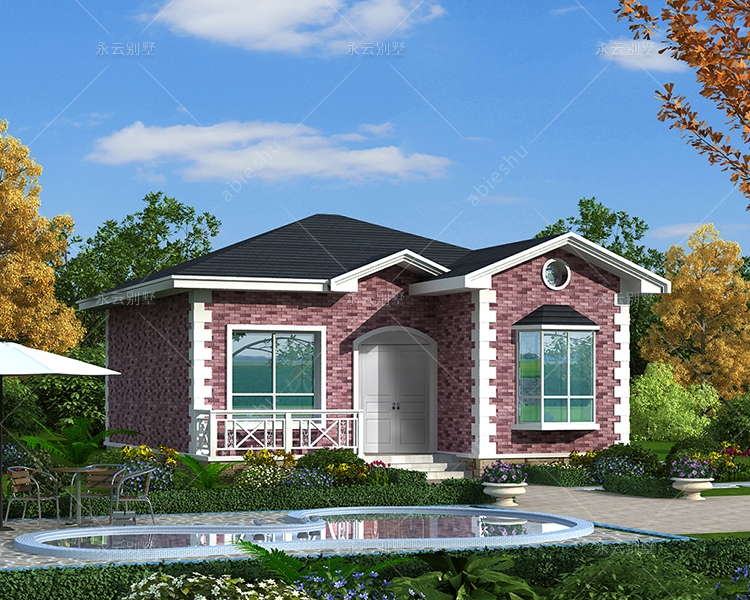 三室一厅小户型一层小别墅别墅私人定制设计案例欣赏